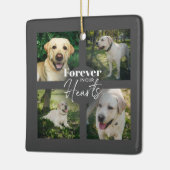 Benutzerdefiniertes Pet 5 - Collage Memorial Keepa Keramikornament (Links)