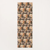 Benutzerdefiniertes Pet-Foto Muster Dog Brown Yogamatte (Rückseite)