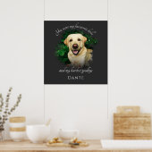 Benutzerdefiniertes Pet-Memorial Fotoplakat Poster (Küche)