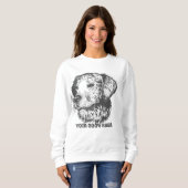 Benutzerdefiniertes Pet-T-Shirt mit Pet-Namen | PE Sweatshirt (Vorne ganz)