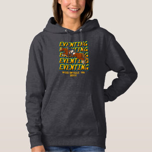 Benutzerdefiniertes Pferde-Eventing-Event oder Ort Hoodie