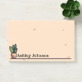 Benutzerdefiniertes Pflanze-Design Post-it Klebezettel (Büro)