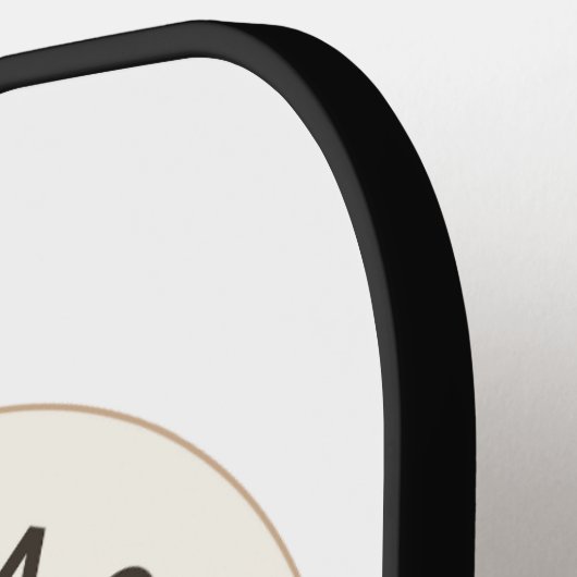 Benutzerdefiniertes Pickleball-Paddel - Schwarz Pickleball Schläger (Linke Seite)