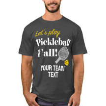 Benutzerdefiniertes Pickleball-Team-Shirt Fügen Si