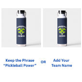 Benutzerdefiniertes Pickleball Team Trinkflasche