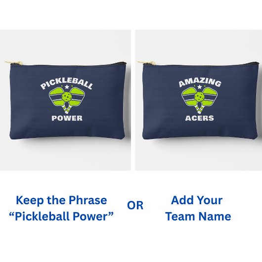 Benutzerdefiniertes Pickleball Team Zubehörtasche