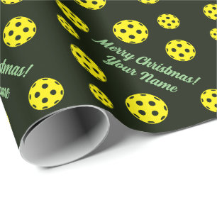 Benutzerdefiniertes Pickleball-Thema Weihnachts-Ge Geschenkpapier