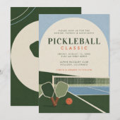Benutzerdefiniertes Pickleball-Turnier Einladung (Vorne/Hinten)