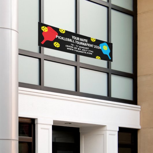 Benutzerdefiniertes Pickleball-Turnier Outdoor-Ban Banner (Äußeres Gebäude)