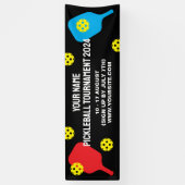 Benutzerdefiniertes Pickleball-Turnier Outdoor-Ban Banner (Vertikal)