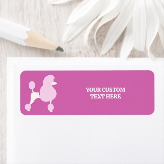 Benutzerdefiniertes Pink-Poodle (Insitu)