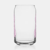 Benutzerdefiniertes Pink-Poodle Dosenglas (Rechts)