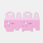 Benutzerdefiniertes Pink-Poodle Geschenkschachtel (Ungefaltet)