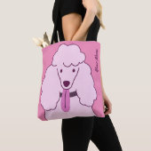 Benutzerdefiniertes Pink-Poodle Tasche (Von Nahem)