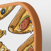 Benutzerdefiniertes Pizzapsmuster Pickleball Schläger (Linke Seite)