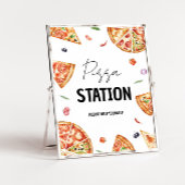 Benutzerdefiniertes Pizzastenzeichen Poster