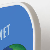 Benutzerdefiniertes Planet Erde Herz Pickleball Schläger (Linke Seite)