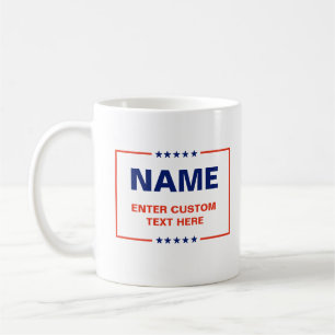 Benutzerdefiniertes politisches Logo (Trump-Design Kaffeetasse