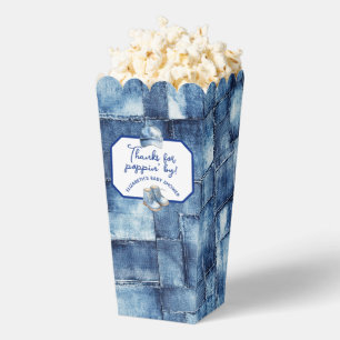 Benutzerdefiniertes Popcorn mit Blaue-Jeans-Baby-D Geschenkschachtel