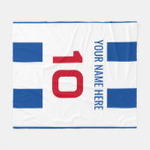 Benutzerdefiniertes Porto Fleecedecke (Vorderseite (Horizontal))