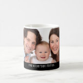 Benutzerdefiniertes Portrait-Foto mit 1 Produktfam Kaffeetasse (Mittel)