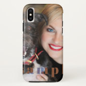 Benutzerdefiniertes Portrait Tough iPhone X Case-Mate iPhone Hülle (Rückseite)