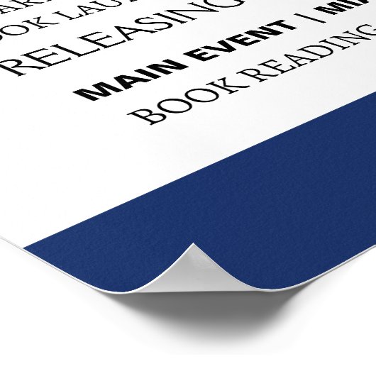 Benutzerdefiniertes Poster buchen (Ecke)