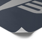 Benutzerdefiniertes Poster des Science Wizard (Ecke)