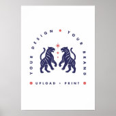 Benutzerdefiniertes Poster | Design-Upload A2 Port (Vorne)