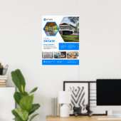 Benutzerdefiniertes Poster für Real Anwesen (Heimbüro)