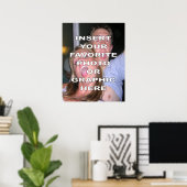 Benutzerdefiniertes Poster mit eigenem Foto oder G (Heimbüro)