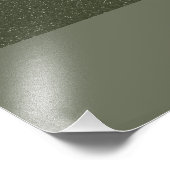 Benutzerdefiniertes Poster - Moss Green Textured S (Ecke)