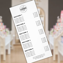 Benutzerdefiniertes Produkt/Dienstleistungen Einfa Werbekarte