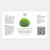 Benutzerdefiniertes professionelles Algen-Serum-Ha Rechteckiger Aufkleber (Vorderseite)