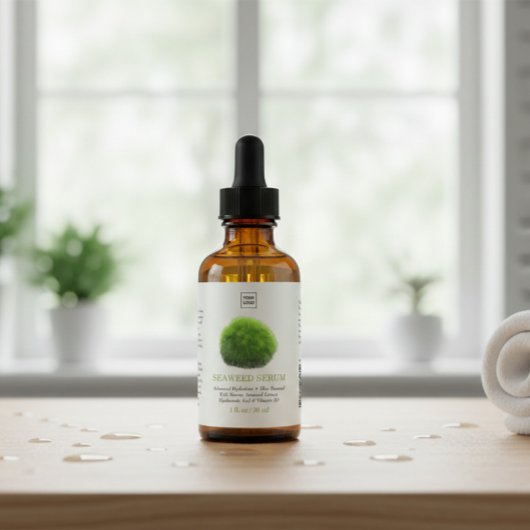 Benutzerdefiniertes professionelles Algen-Serum-Ha Rechteckiger Aufkleber