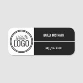 Benutzerdefiniertes Professionelles Logo Mitarbeit Namensschild (Vorderseite)