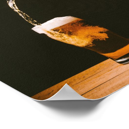 Benutzerdefiniertes Pub-Mancave-Poster - Name hinz Poster (Ecke)