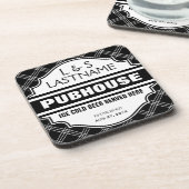 Benutzerdefiniertes Publicity-Zuhause-Bar-Bierzeic Untersetzer (Linke Seite)