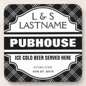 Benutzerdefiniertes Publicity-Zuhause-Bar-Bierzeic Untersetzer (Vorderseite)