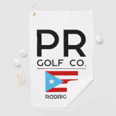 Benutzerdefiniertes Puerto Rico Golfhandtuch – PR (Insitu)