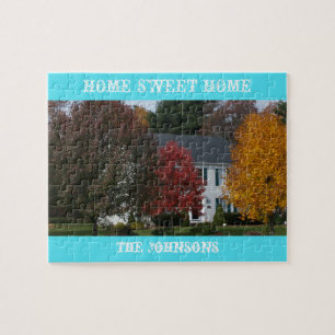 Benutzerdefiniertes Puzzle Ihres Hauses in Zinn