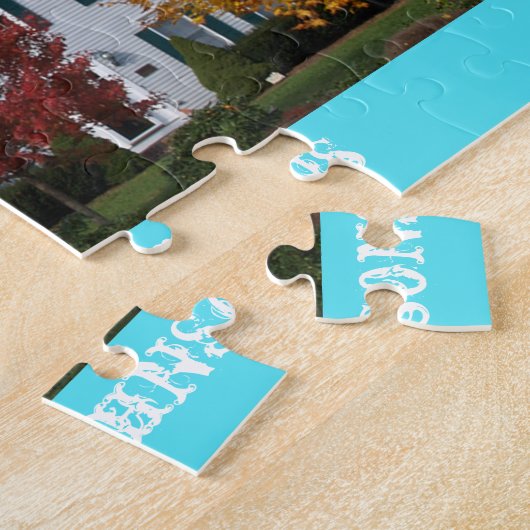 Benutzerdefiniertes Puzzle Ihres Hauses in Zinn (Seite)