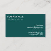 Benutzerdefiniertes QR-Code-Business-Logo Modern A Visitenkarte (Rückseite)