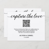 Benutzerdefiniertes QR-Code für die gemeinsame Nut Begleitkarte (Vorne/Hinten)