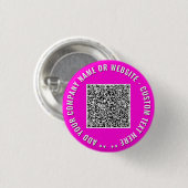 Benutzerdefiniertes QR-Code-Geschäftsförderbutton- Button (Vorne & Hinten)