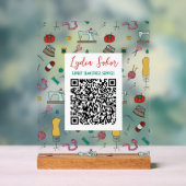 Benutzerdefiniertes QR-Code-Geschäftsschild für Sc Acrylschild (Neutral)