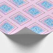 Benutzerdefiniertes QR Code Jellyboa Color Frame G Geschenkpapier (Ecke)