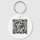 Benutzerdefiniertes QR-Code-Logo Geschäft Schlüsselanhänger (Rückseite)
