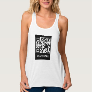 Benutzerdefiniertes QR-Code-Scan-Me-Tanktop Tank Top
