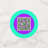 Benutzerdefiniertes QR-Code Scan-Party Confetti Fa Konfetti (Klein Vorderseite)